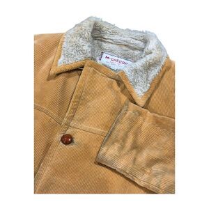 VTG McGregor Fleece Lined Corduroy Chore Coat Heavy Made In USA Men's 44 Long‎